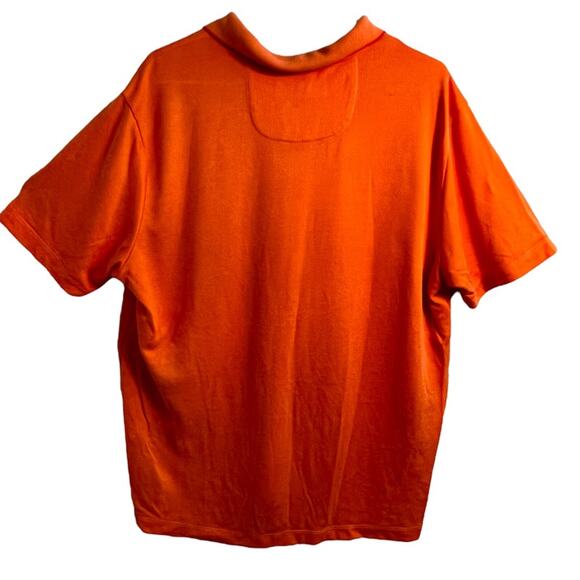 Tommy Bahama solid Orange Polo Shirt Large L - Picture 2 of 4